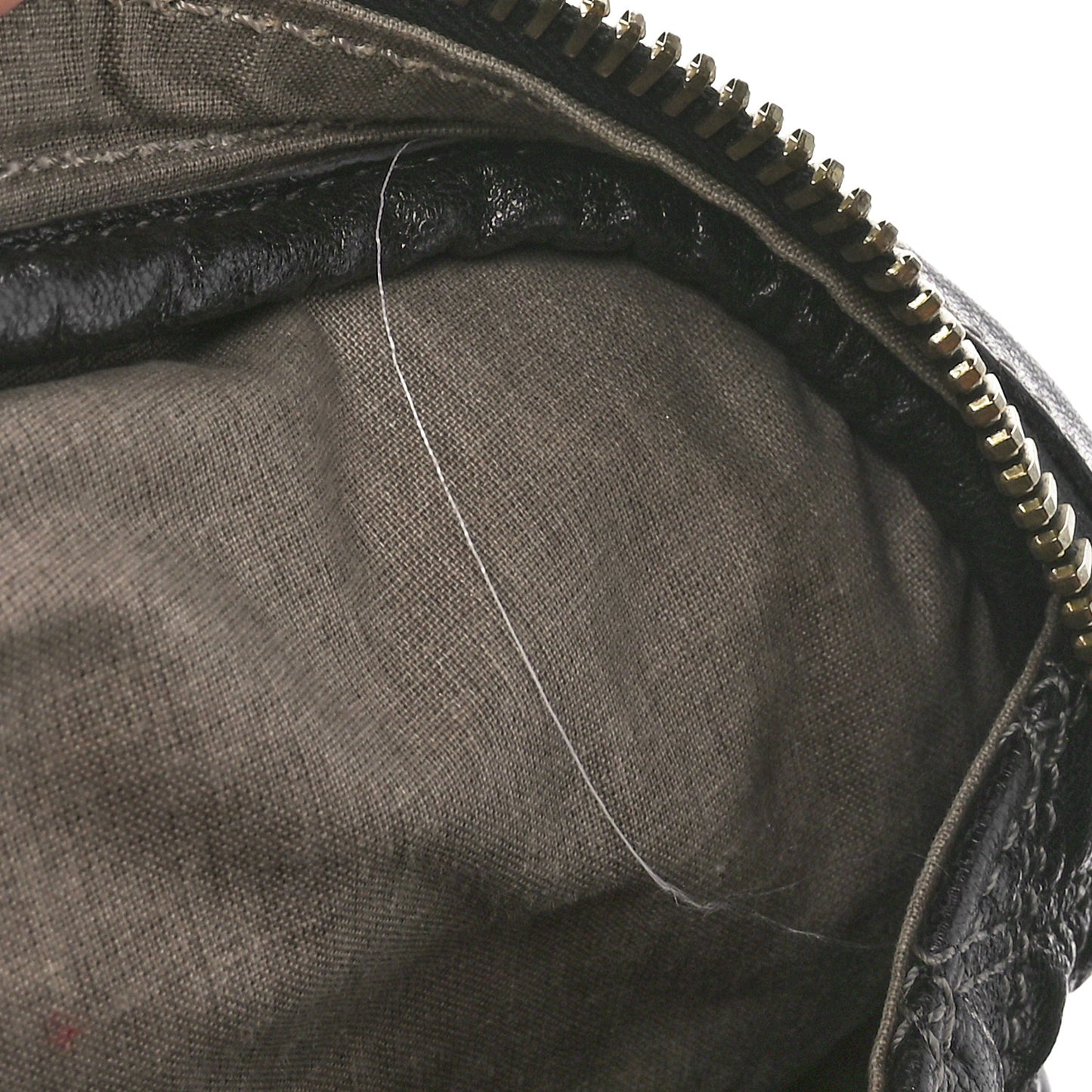 Lacquered Lambskin Quilted Satchel Black