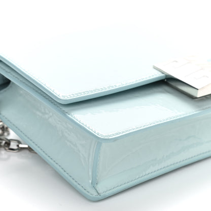 Givenchy Patent Textured Goatskin Small 4G Crossbody Sky Blue 7 of 8