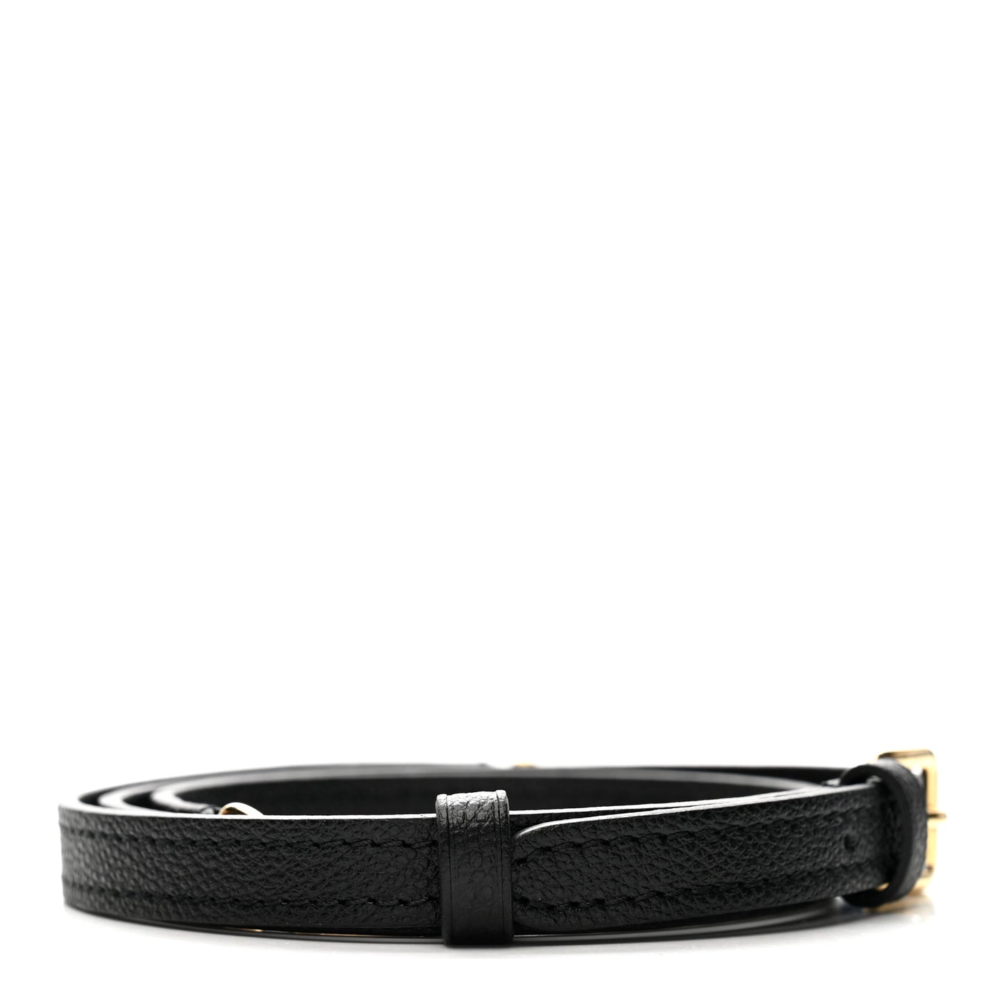 Calfskin 16mm Adjustable Shoulder Strap Black
