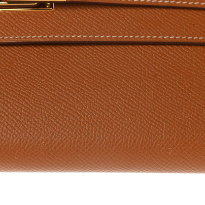 Hermes Epsom Kelly Longue Wallet Gold 5 of 7