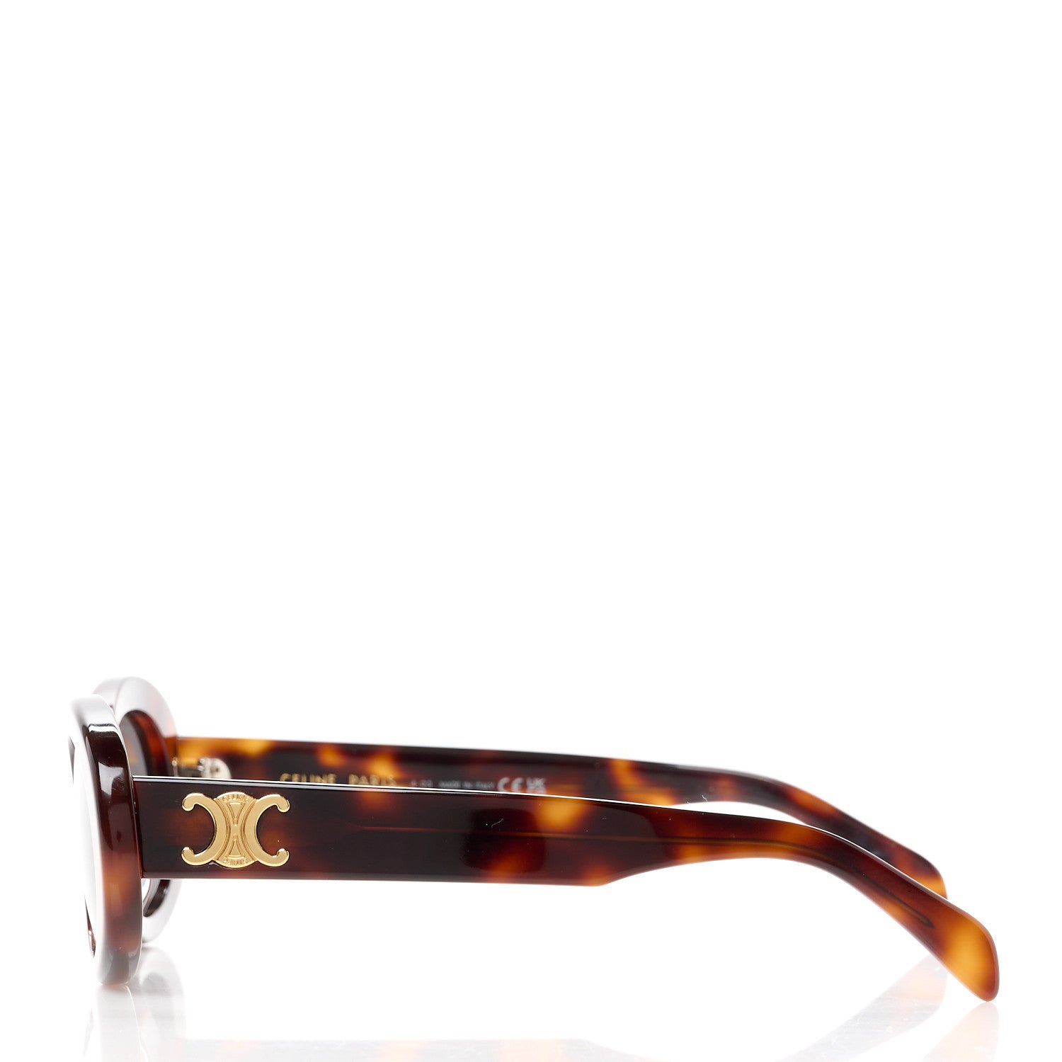 Celine Acetate Triomphe 01 Sunglasses CL 40194U Tortoise 3 of 9