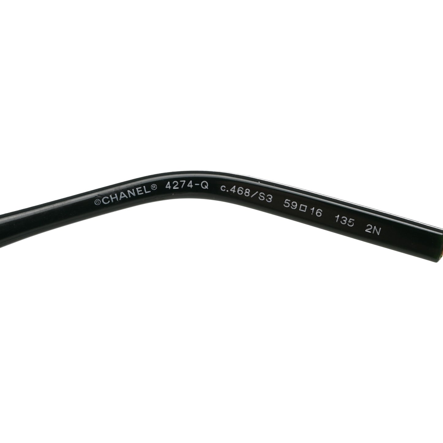 Metal Square Frame Chain Sunglasses 4274-Q Green