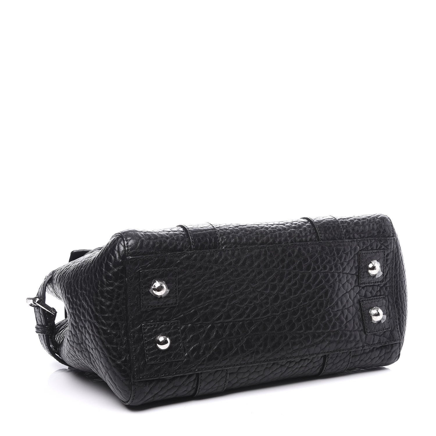 Mulberry Shrunken Calfskin Mini Bayswater Buckle Black 3 of 10
