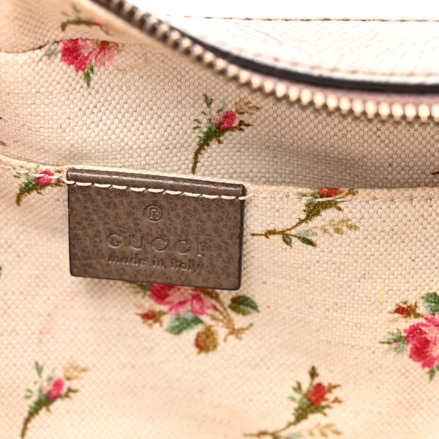 Gucci GG Supreme Monogram Web Neo Vintage Shoulder Bag Beige New Acero Crop 6 of 11