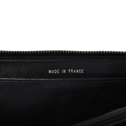 Chanel Nylon Travel Zip Around Wallet Black 9 of 11