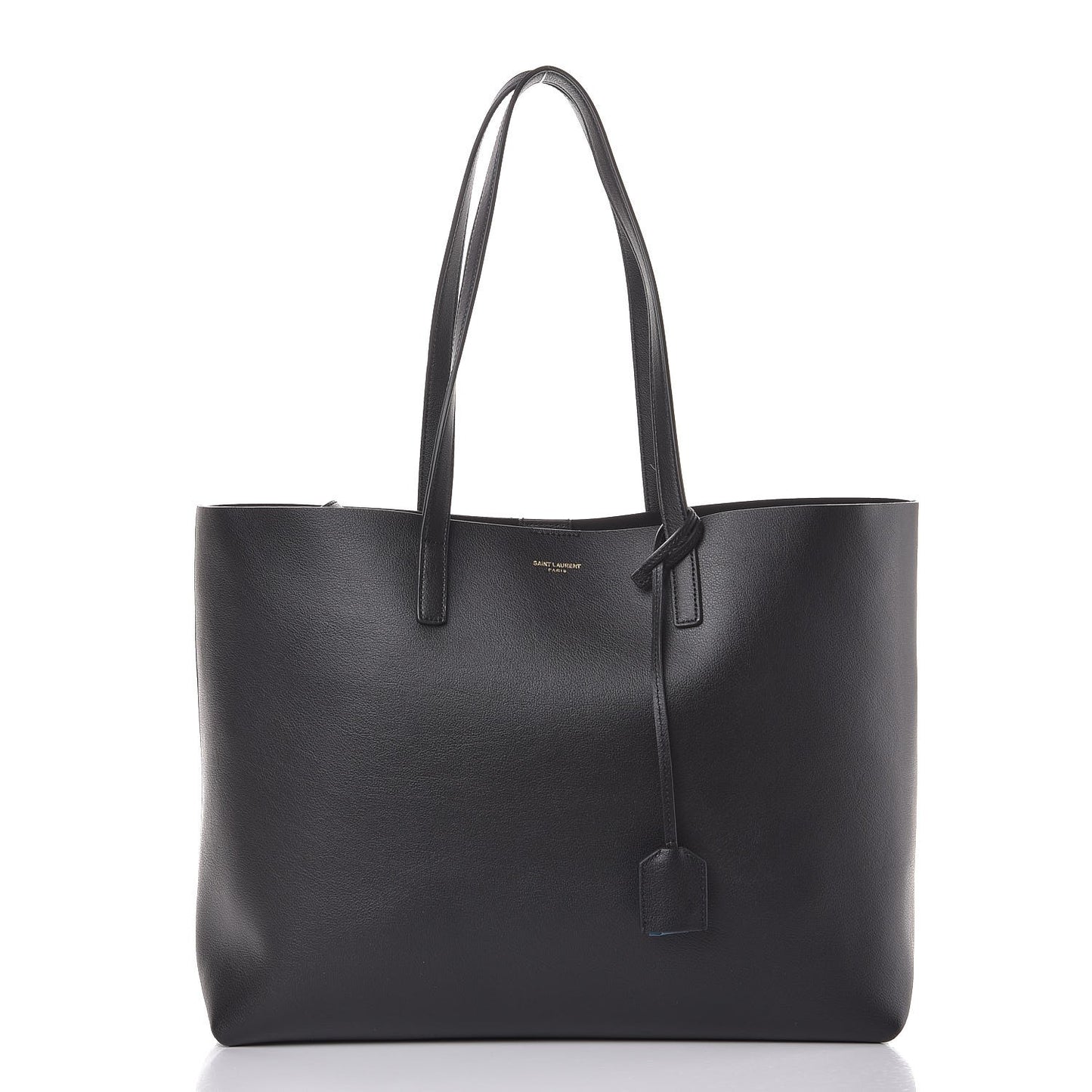 Calfskin Large Shopping Tote Black