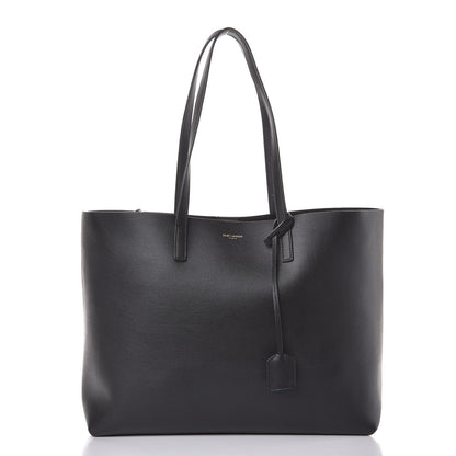 Saint Laurent Calfskin Large Shopping Tote Black 3 of 8