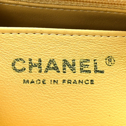 Chanel Lambskin Quilted Mini Rectangular Flap Yellow 7 of 10