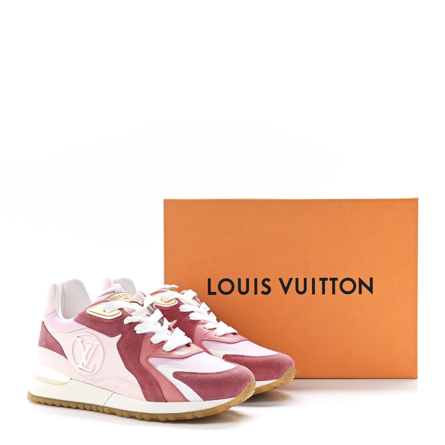 Louis Vuitton Suede Calfskin Run Away Sneakers 36.5 Pink 18 of 18