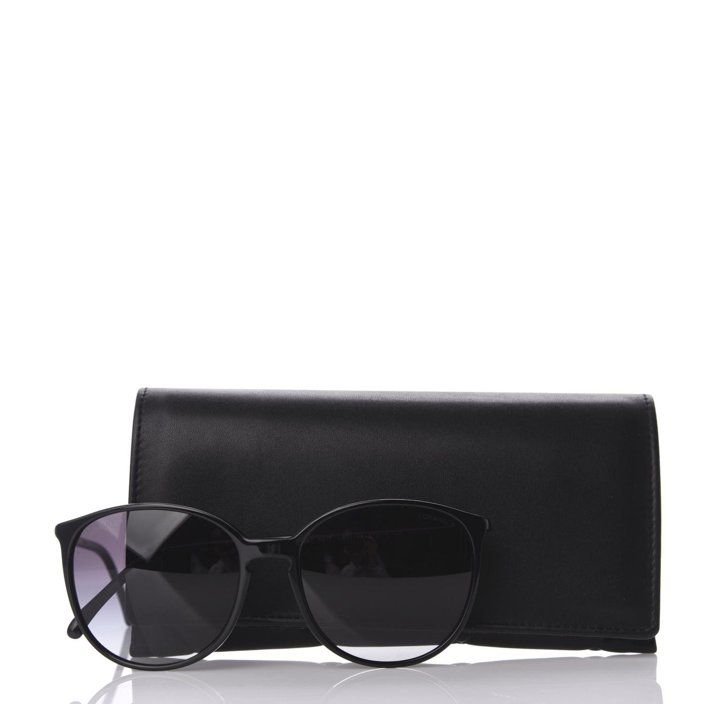 Acetate Round Sunglasses 5278 Black