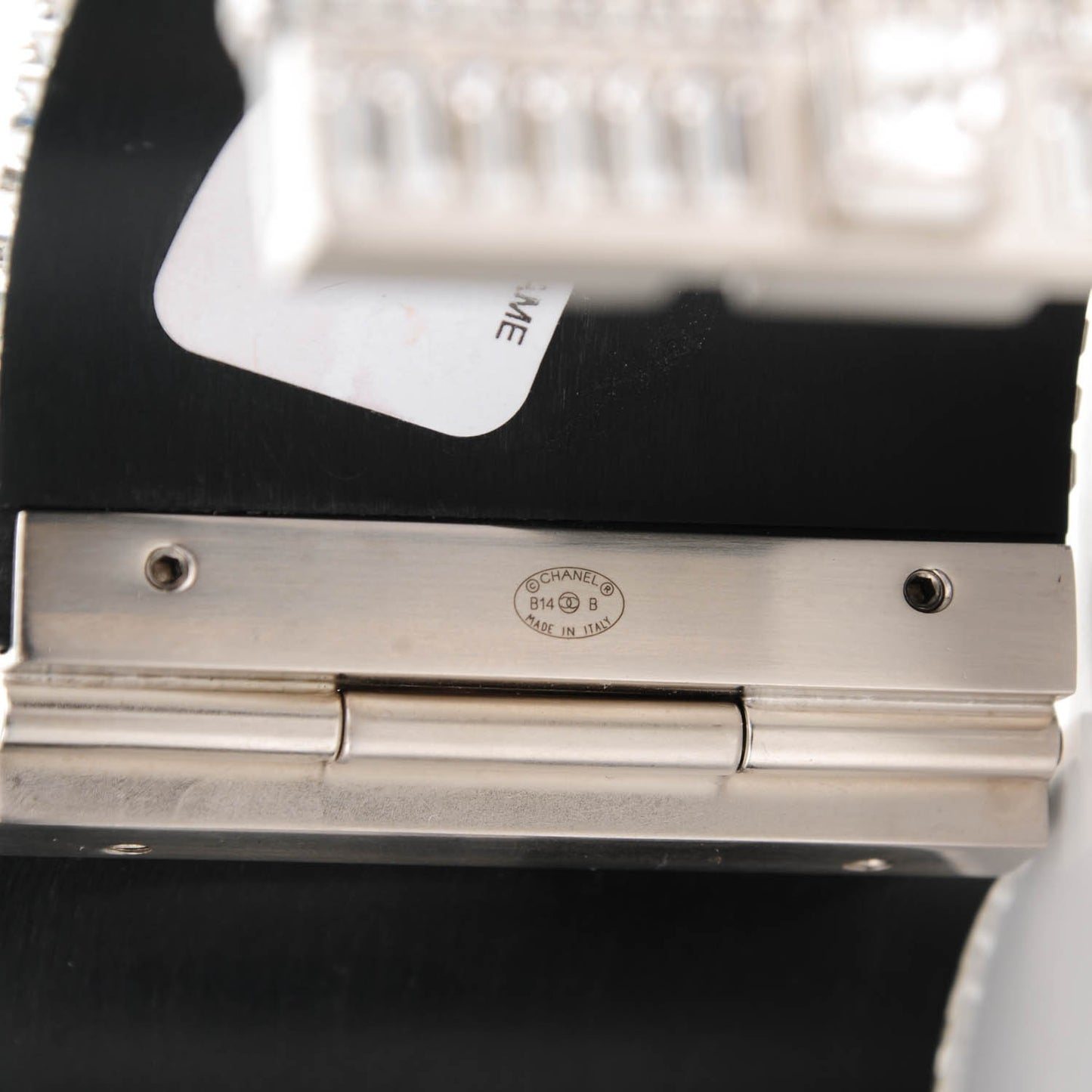 Crystal Baguette CC Wide Cuff