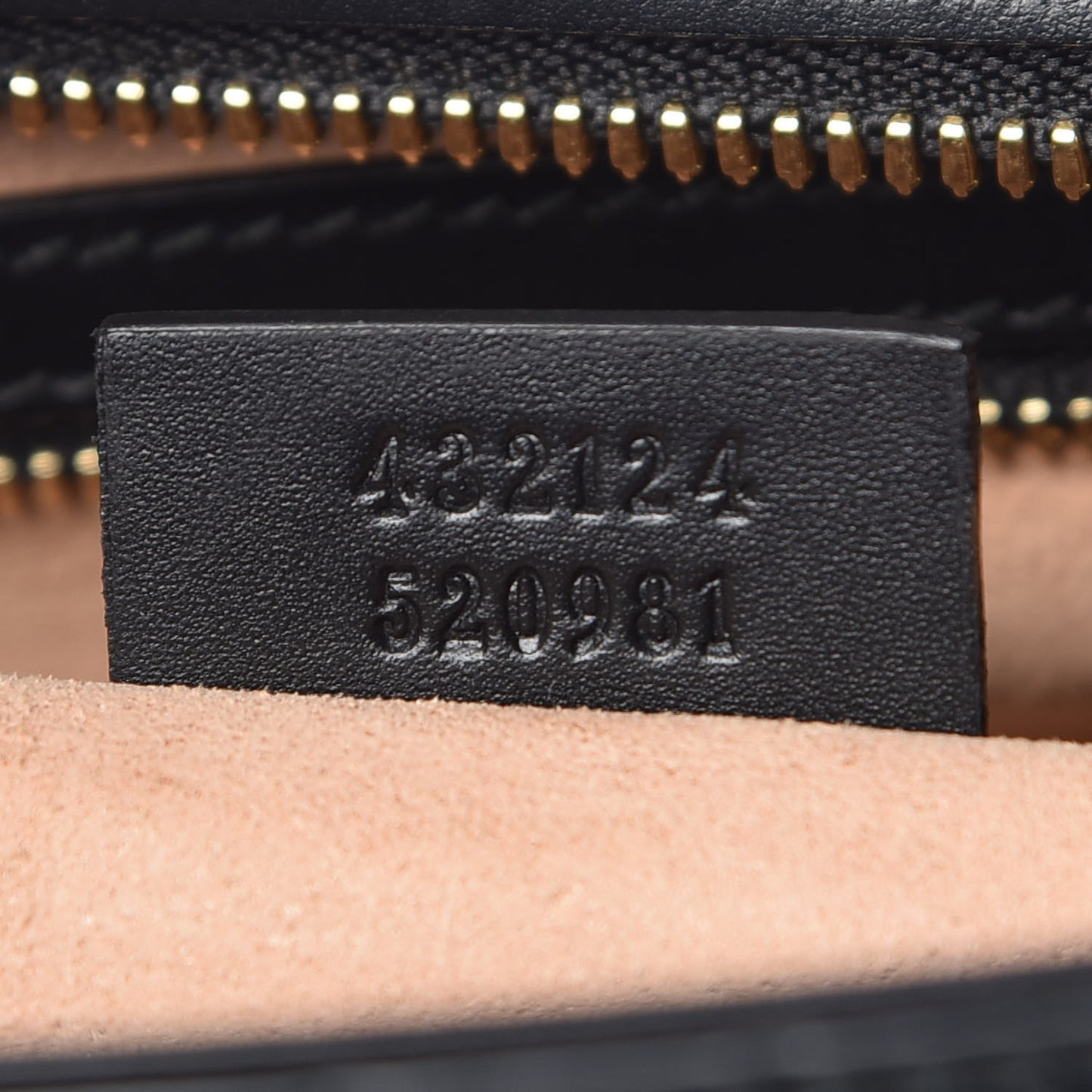 Guccissima Small Zippered Bucket Tote Black
