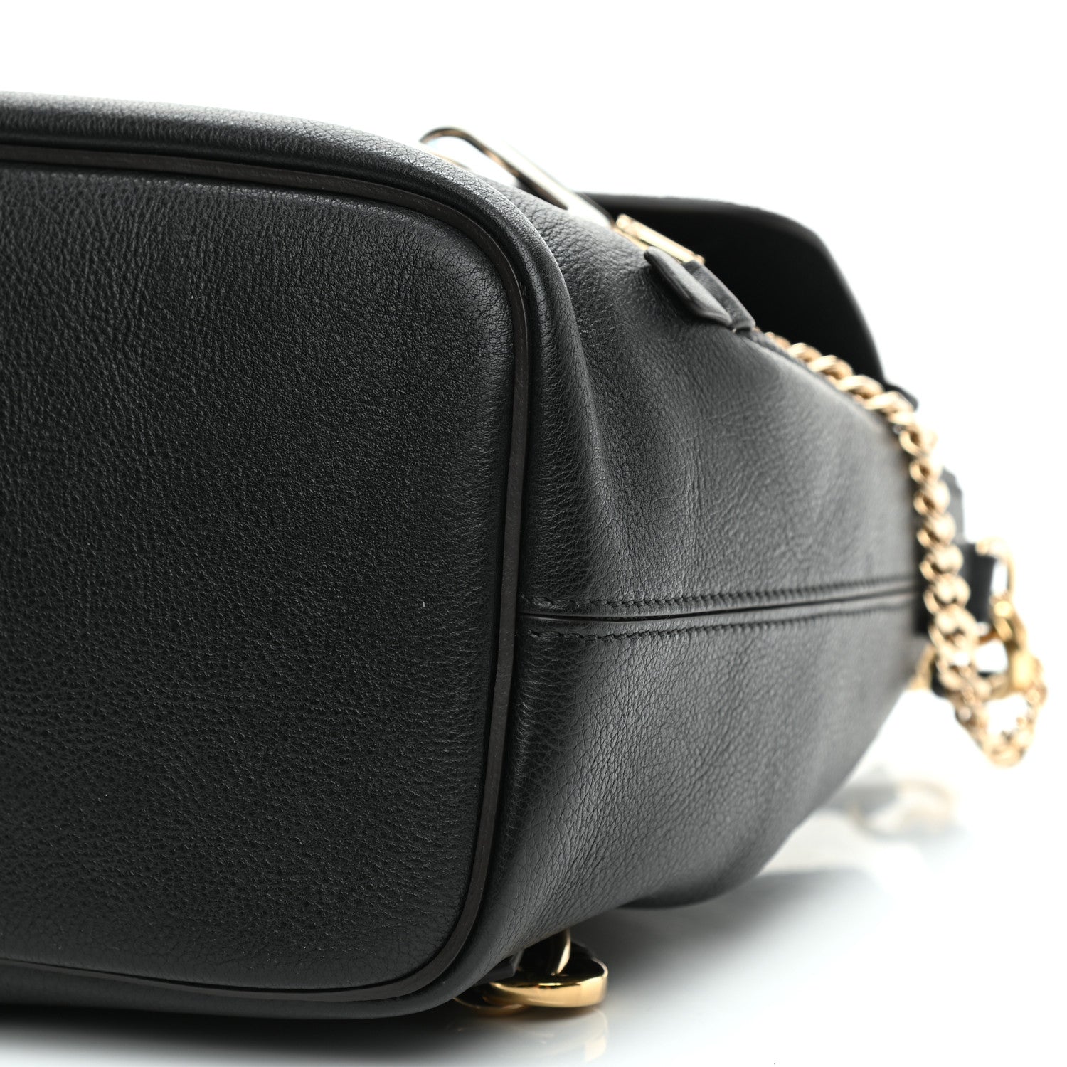 Chloe Suede Calfskin Small Faye Backpack Black 9 of 9