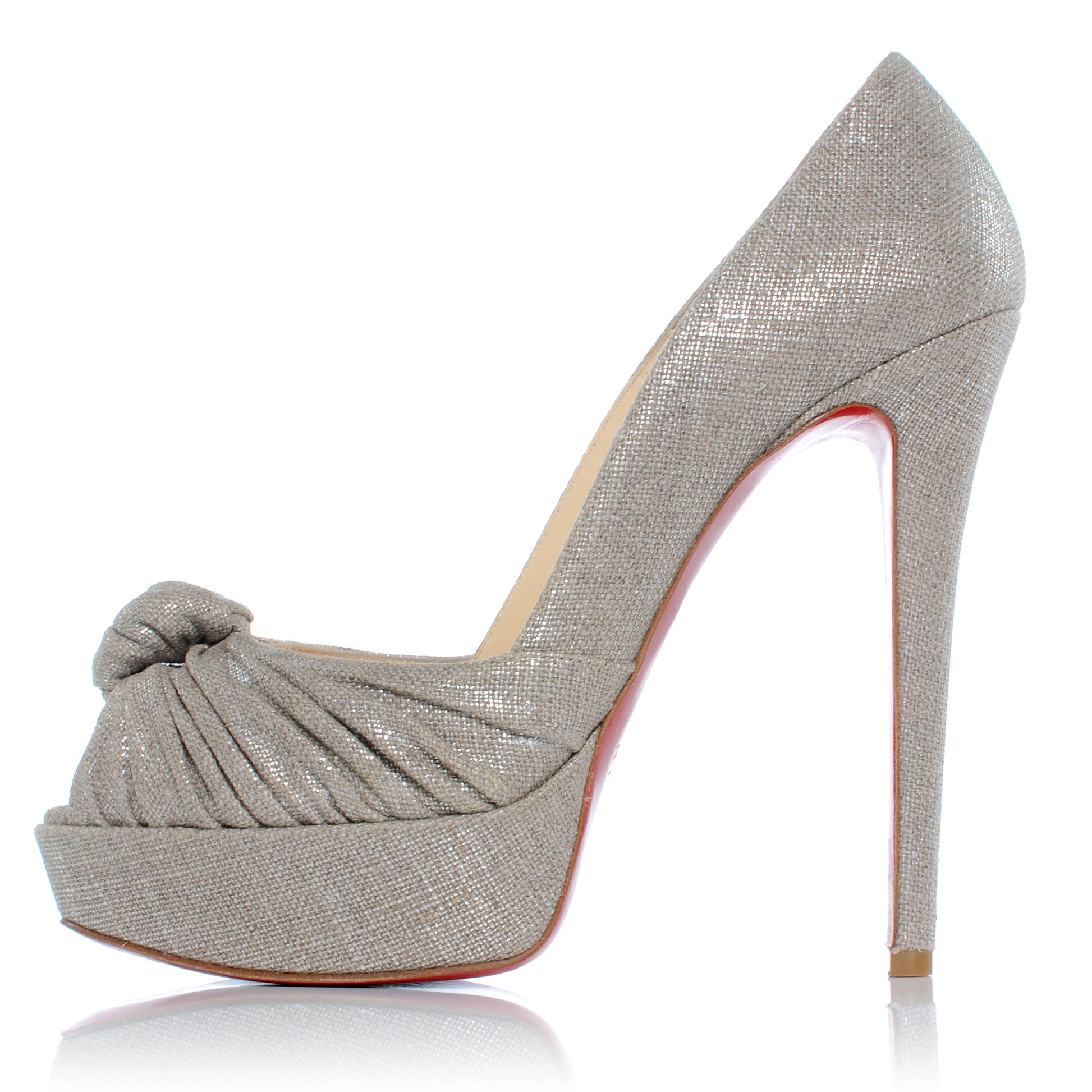 Christian Louboutin Fabric Greissimo 140 Pumps 38 1 of 6