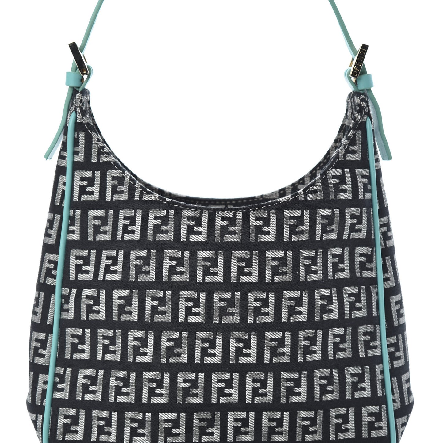 Zucchino Mini Hobo Black White Azzurro