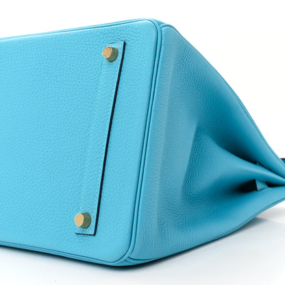Hermes Togo BIRKIN 35 Bleu du Nord 10 of 11