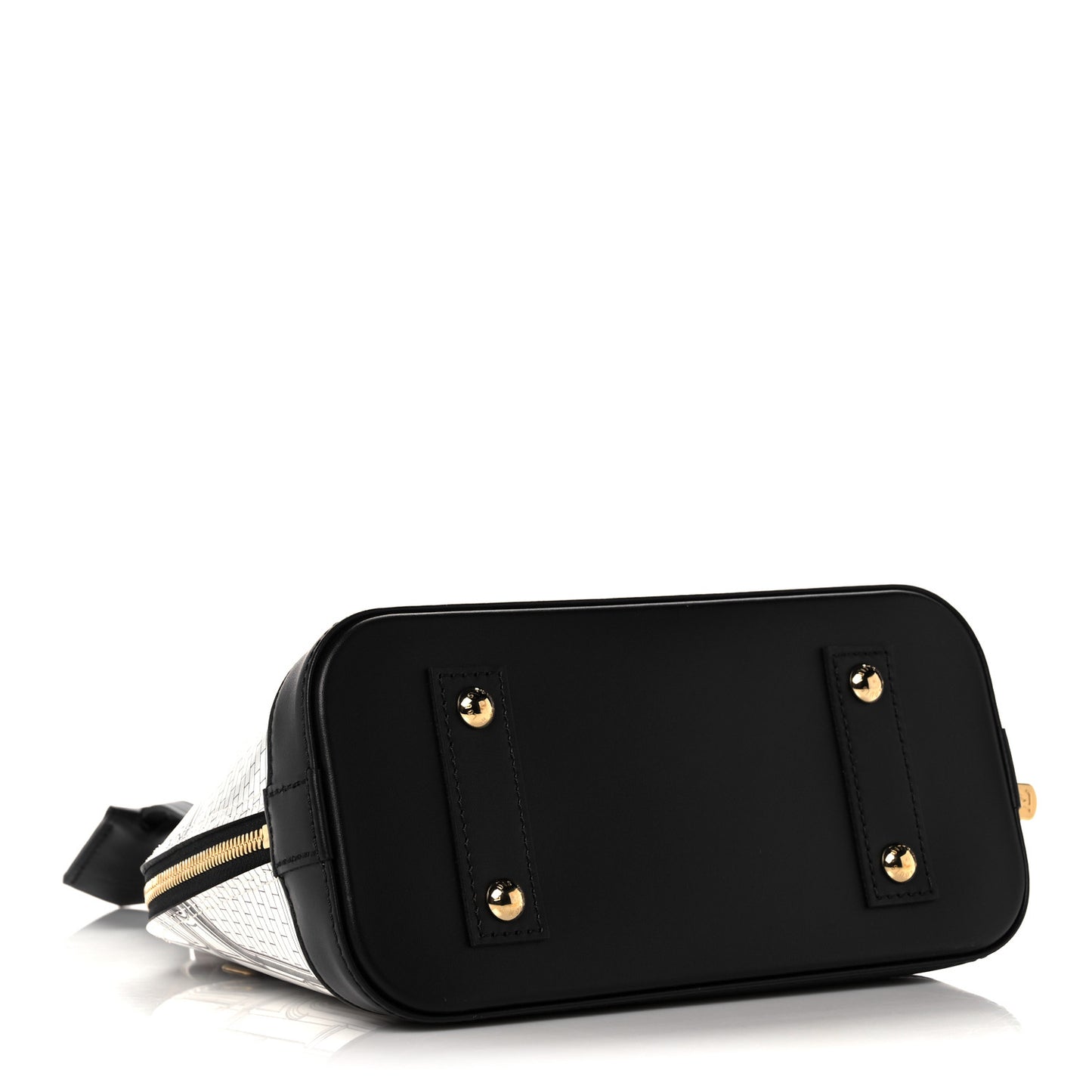 X FORNASETTI Calfskin Architettura Alma BB Black White