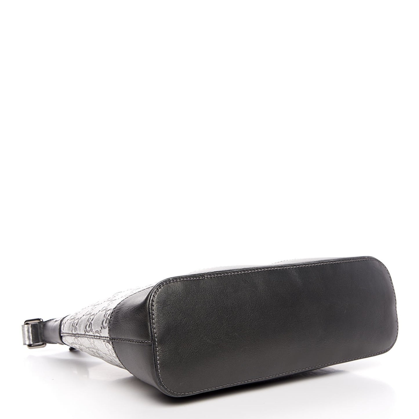 Metallic Guccissima Small Hobo Silver