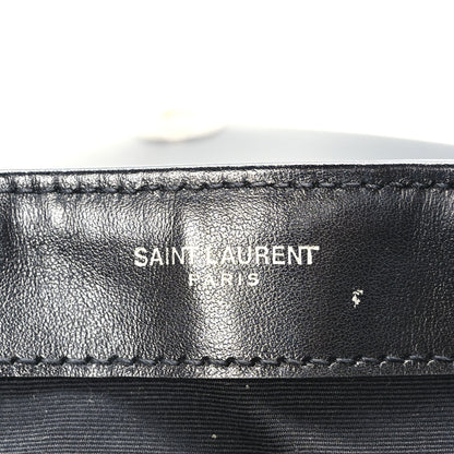Saint Laurent Calfskin Y Quilted Monogram Medium Loulou Backpack Black 5 of 10