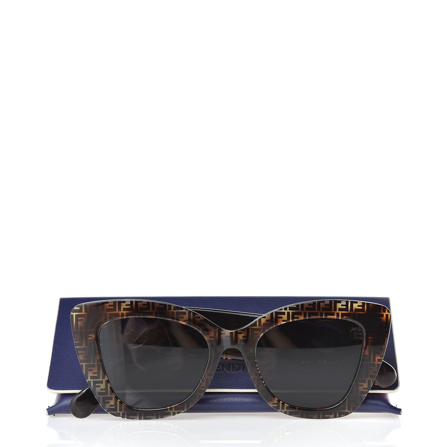 Acetate F is Fendi FF Cat Eye Sunglasses FF 0360/G/S Havana
