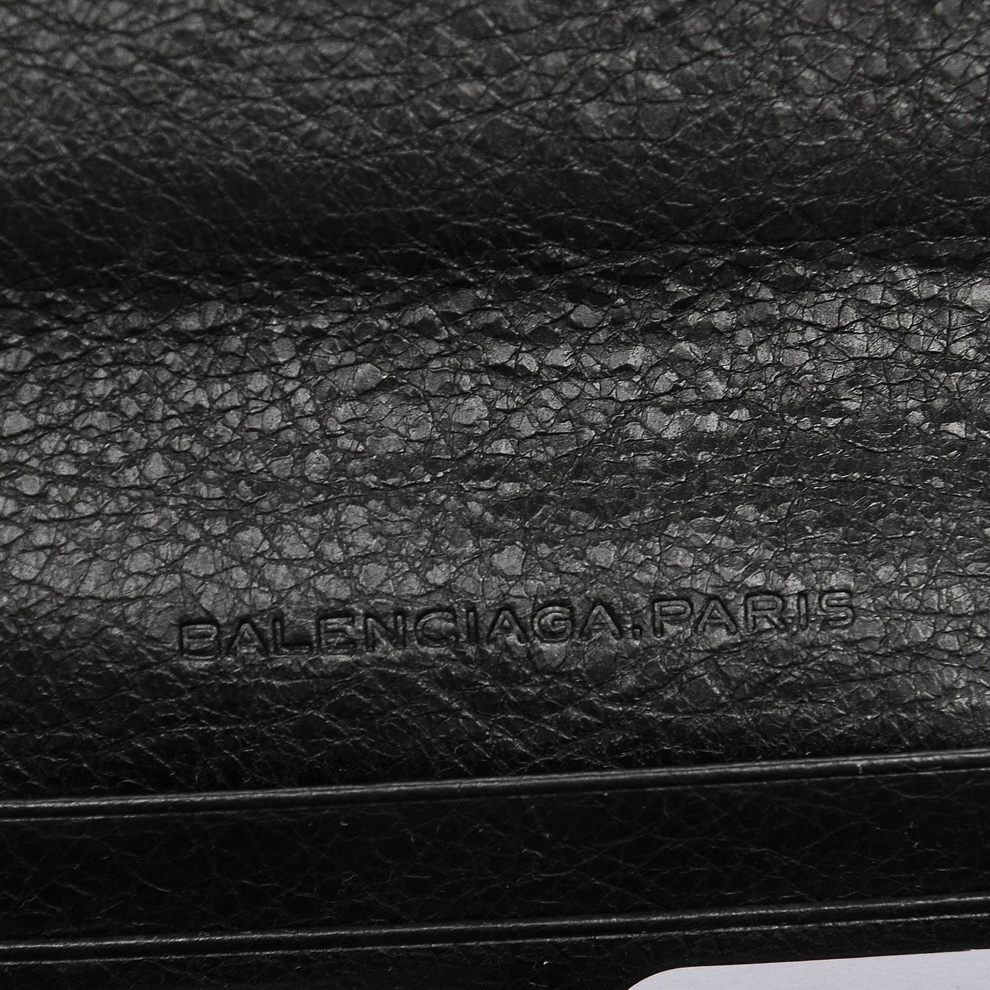 Agneau Giant 12 Rose Gold Hardware Money Wallet Black