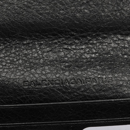 Balenciaga Agneau Giant 12 Rose Gold Hardware Money Wallet Black 6 of 6