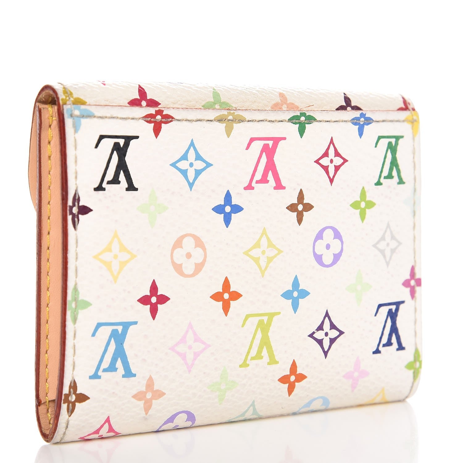 Louis Vuitton Monogram Multicolor Business Card Holder White 3 of 9