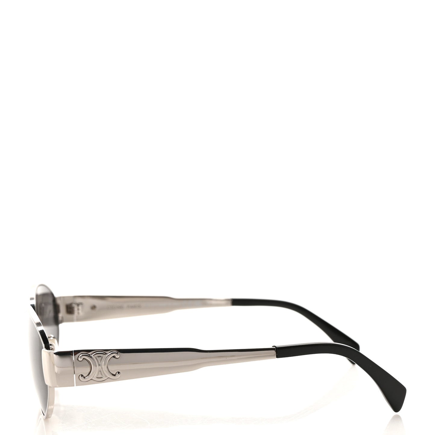 Metal Triomphe 01 Sunglasses CL40235U Silver Black