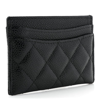Chanel Caviar Quilted Card Holder Black 3 of 11