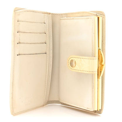 Louis Vuitton Vernis French Purse Wallet Perle 9 of 28