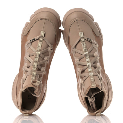 Christian Dior Neoprene Rubber Womens D-Connect Sneakers 40 Nude 2 of 12