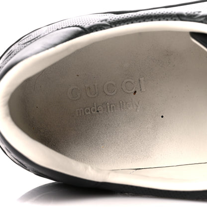 Gucci Calfskin GG Tennis Embossed Mens Ace Sneakers 9 Black 8 of 9