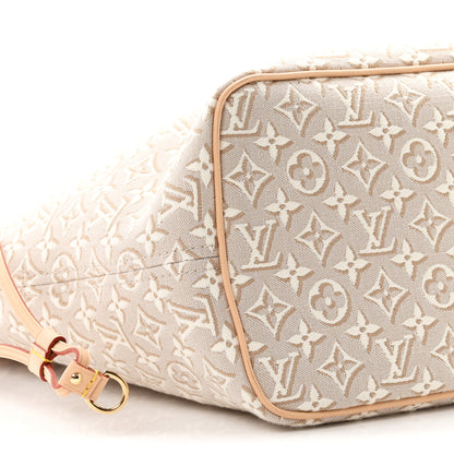 Louis Vuitton Jacquard Monogram Embleme Neverfull MM Peuplier 9 of 10