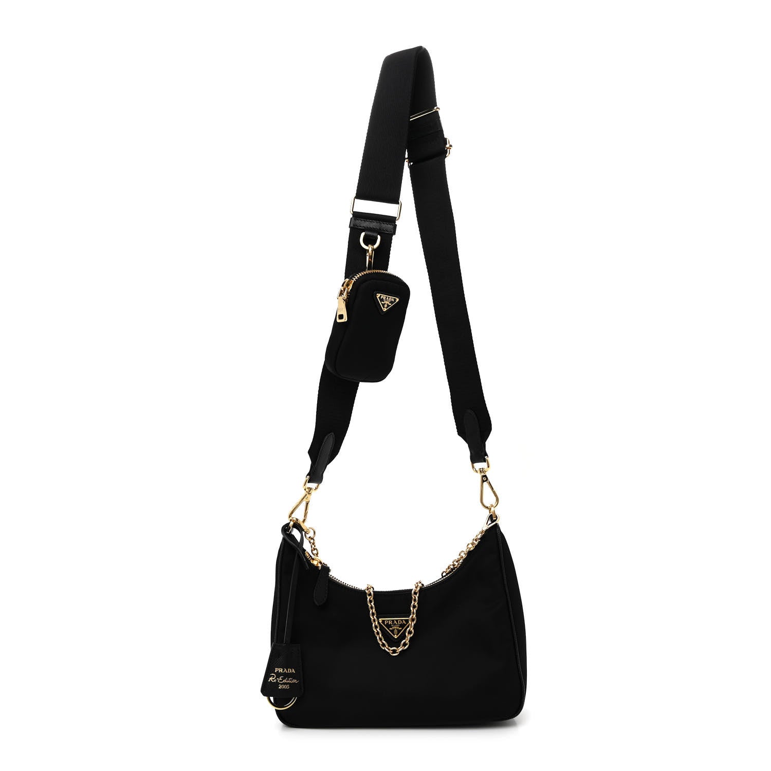 Prada Nylon Re-Edition 2005 Shoulder Bag Black 1 of 11