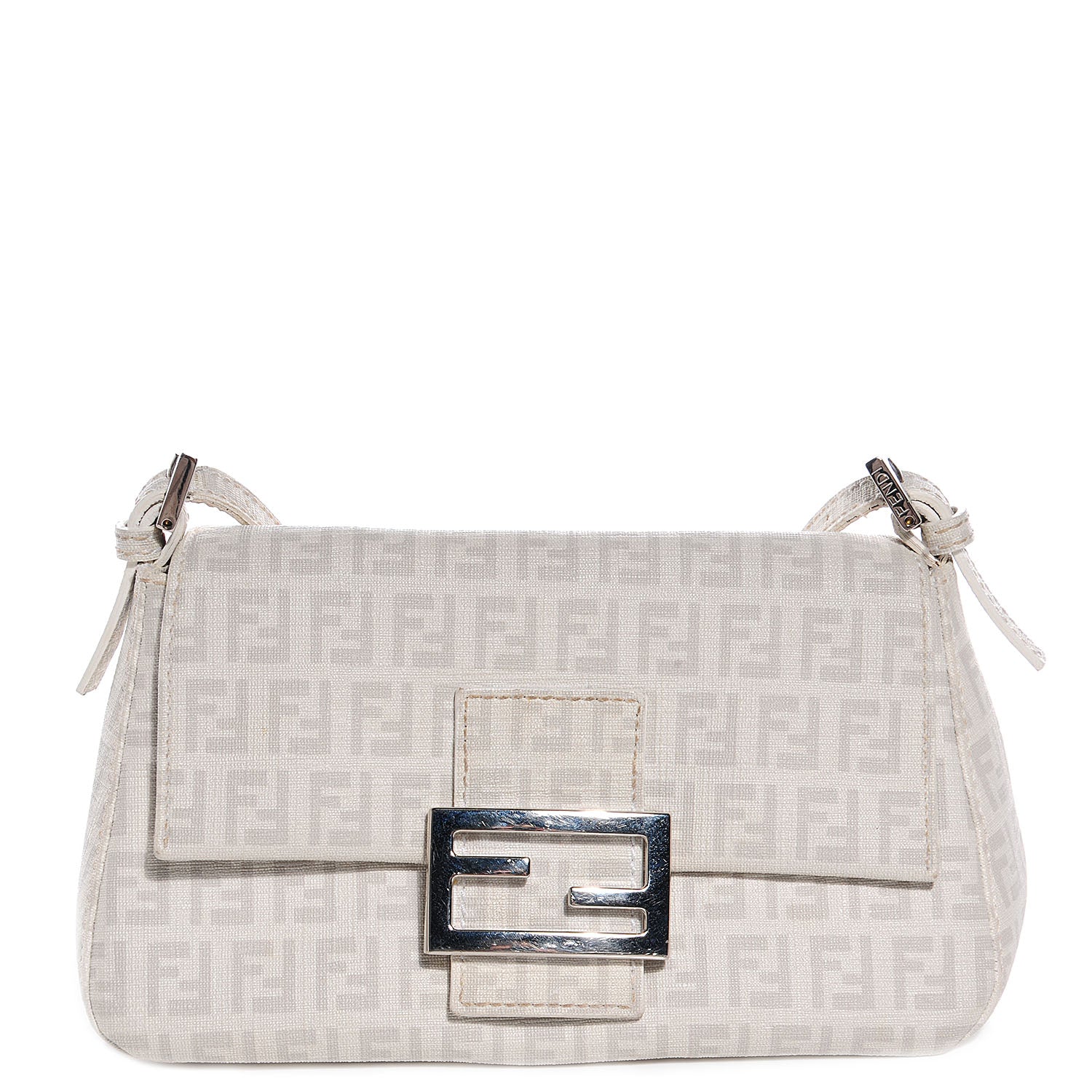 Fendi Zucchino Spalmati Forever Mini Mama Baguette White 1 of 9