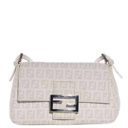 Fendi Zucchino Spalmati Forever Mini Mama Baguette White 1 of 9