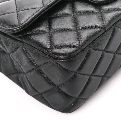 Chanel Lambskin Quilted Mini Strass On Top Flap Black 10 of 12