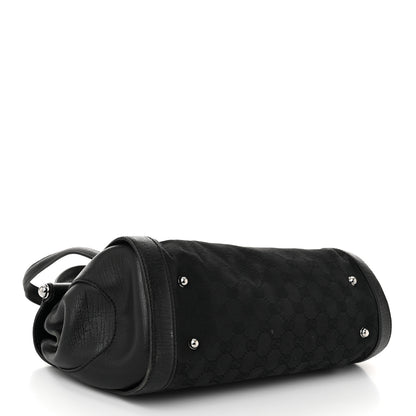 Gucci Monogram Bamboo Bullet Bag Black 4 of 14