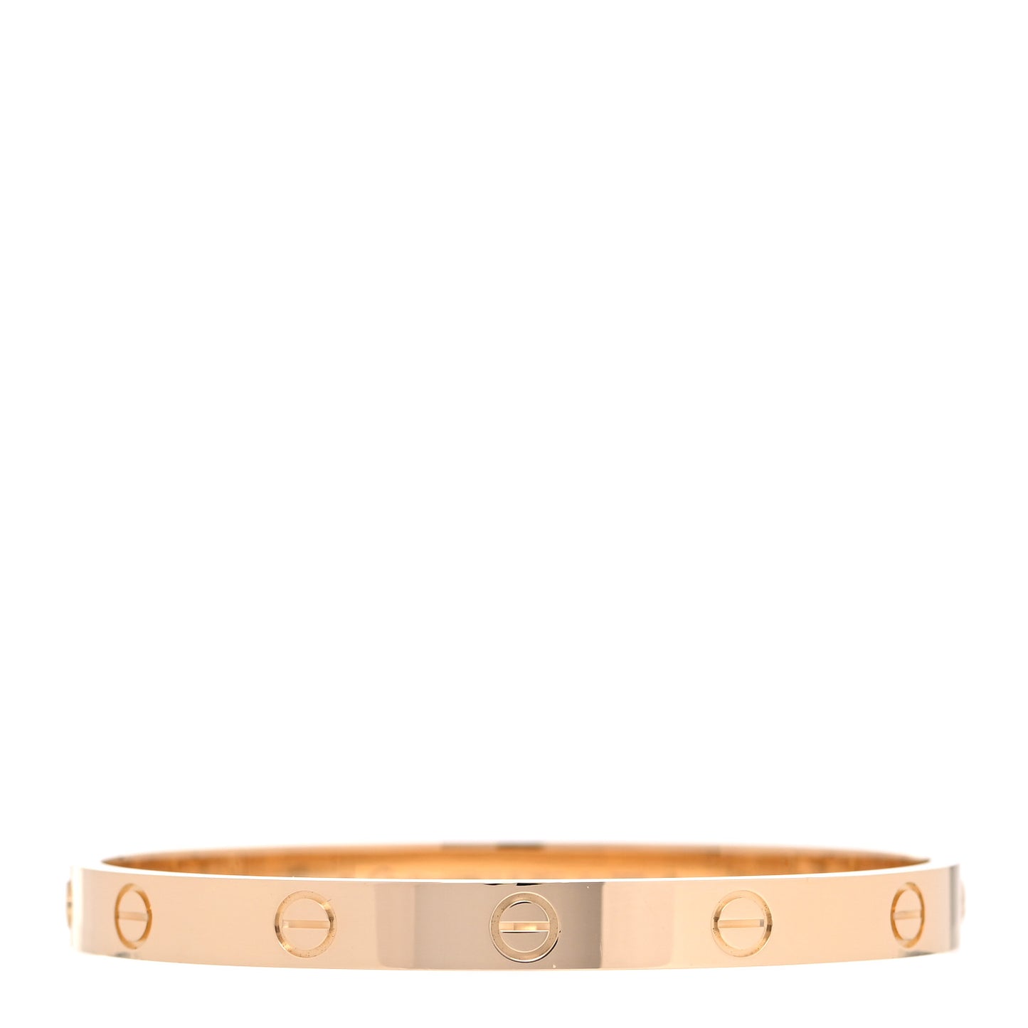 18K Yellow Gold LOVE Bracelet 17