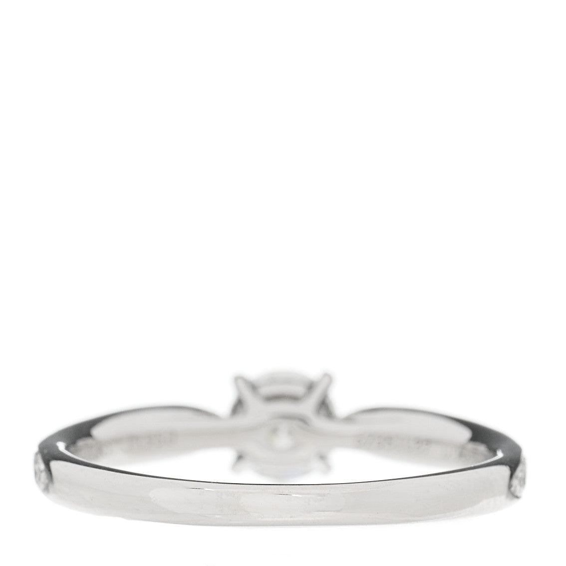 Tiffany Platinum Diamond .31ct Round Brilliant Harmony Engagement Ring 48 4.5 4 of 6