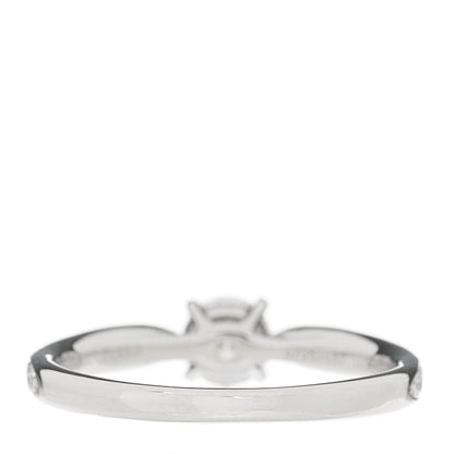 Tiffany Platinum Diamond .31ct Round Brilliant Harmony Engagement Ring 48 4.5 4 of 6