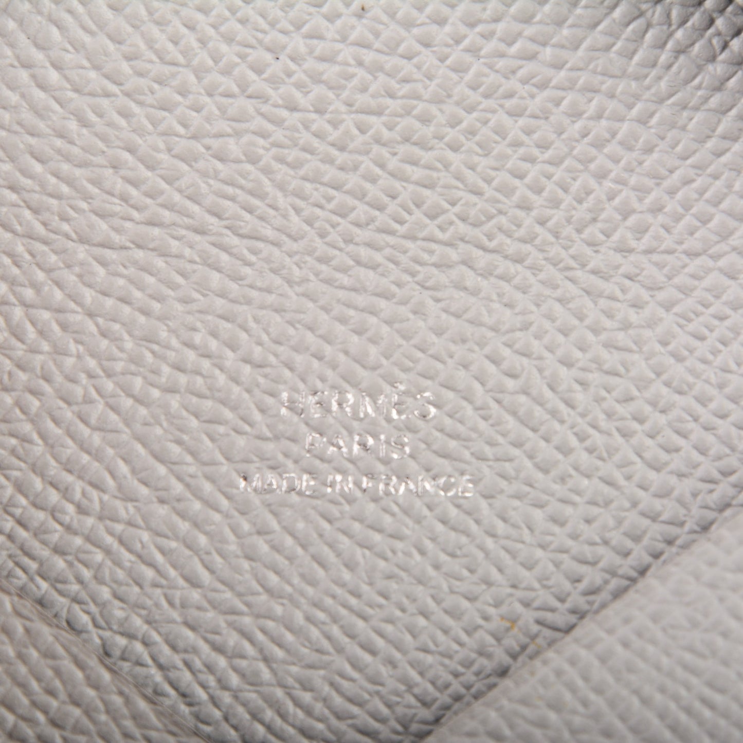 Epsom Calvi Card Case Gris Mouette