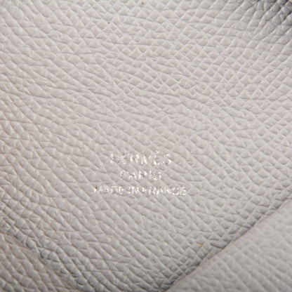 Hermes Epsom Calvi Card Case Gris Mouette 6 of 11