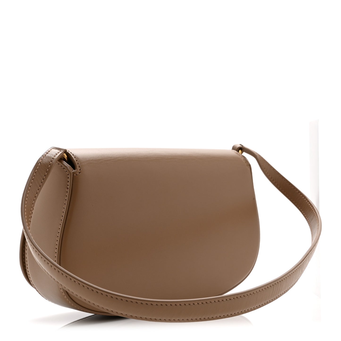 Box Calfskin Mini Voltaire Shoulder Bag Dark Cork