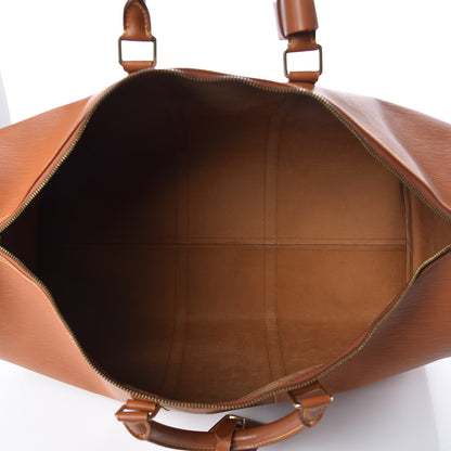 Louis Vuitton Epi Keepall 55 Cipango 4 of 10