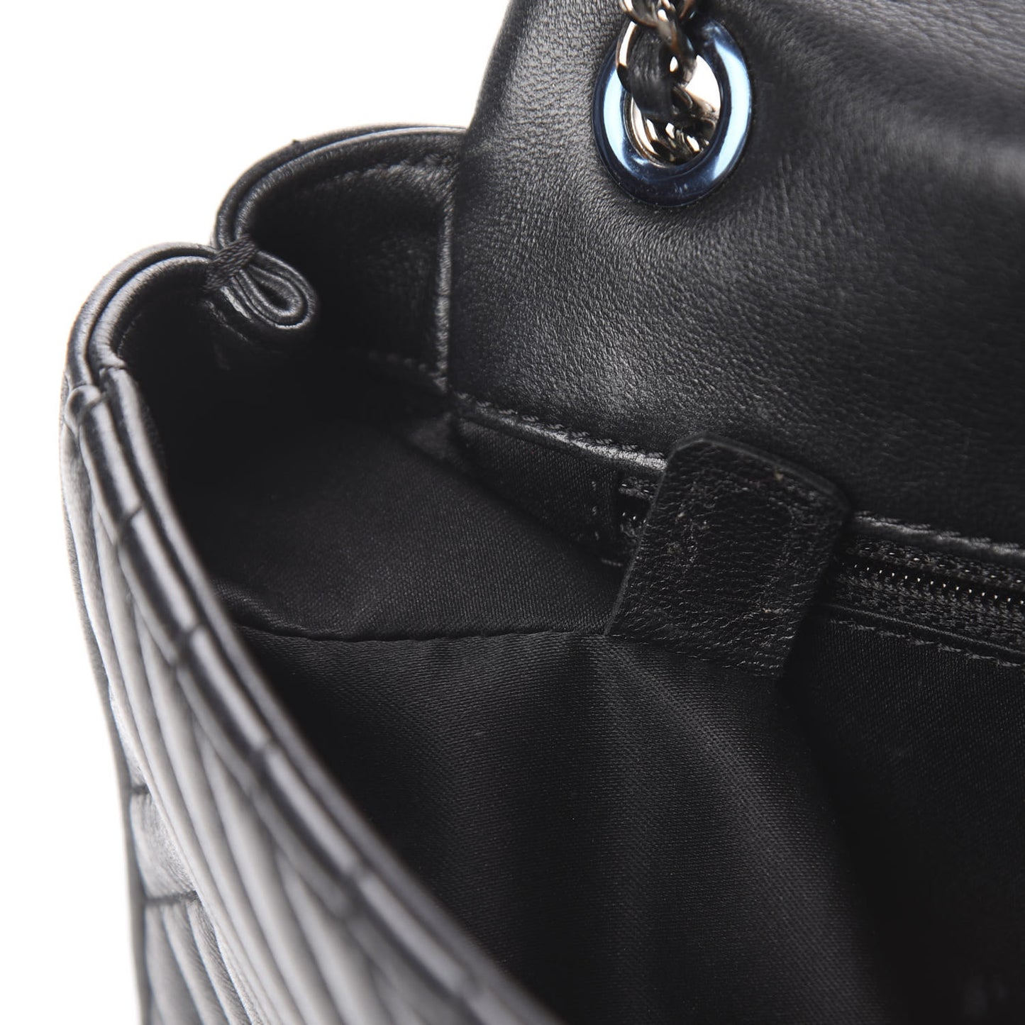 Lambskin Small CC Crossing Flap Black