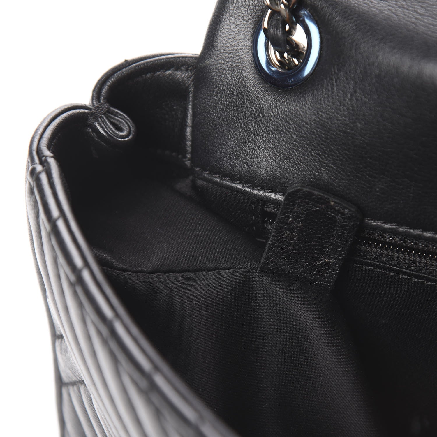 Chanel Lambskin Small CC Crossing Flap Black 8 of 12