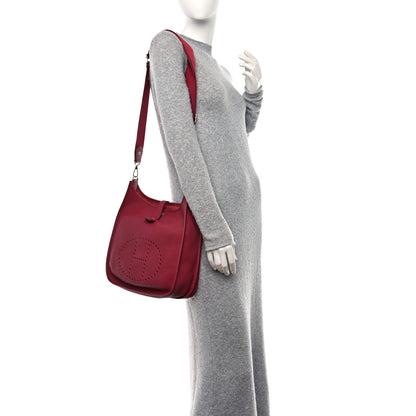 Hermes Taurillon Clemence Evelyne III GM Rubis 2 of 13