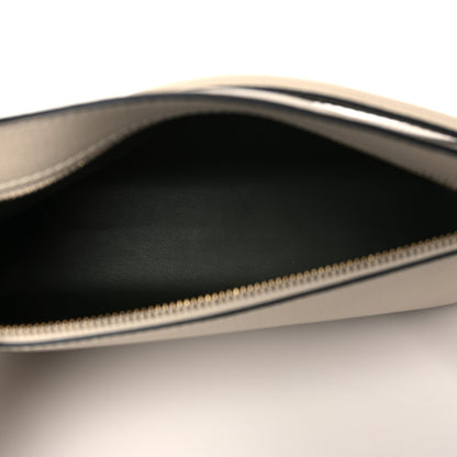 Burberry Grainy Calfskin Wristlet Clutch Stone 5 of 9