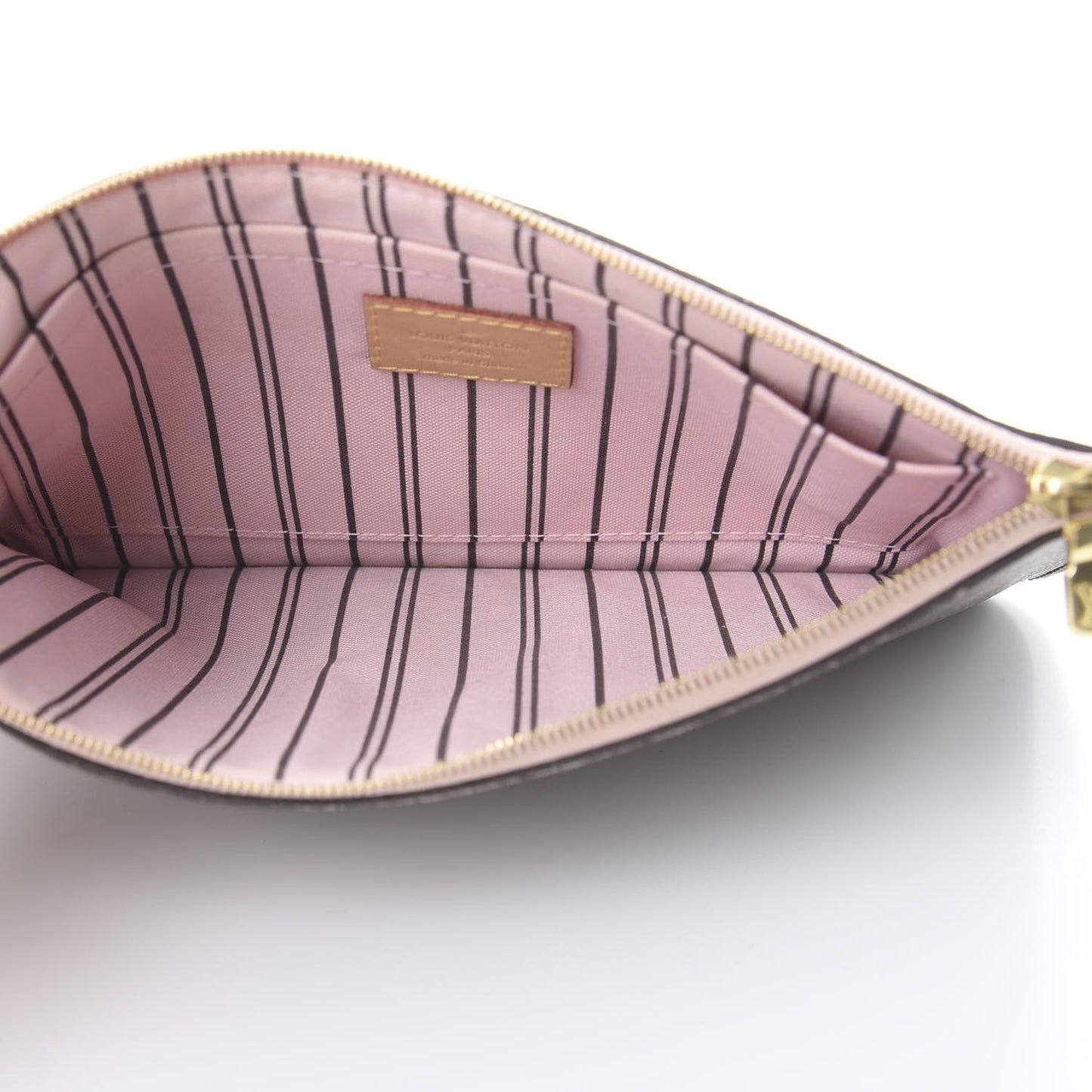Monogram Neverfull MM GM Pochette Rose Ballerine